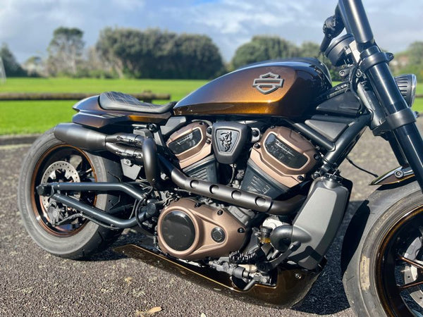 Harley Sportster S Custom Exhaust Black